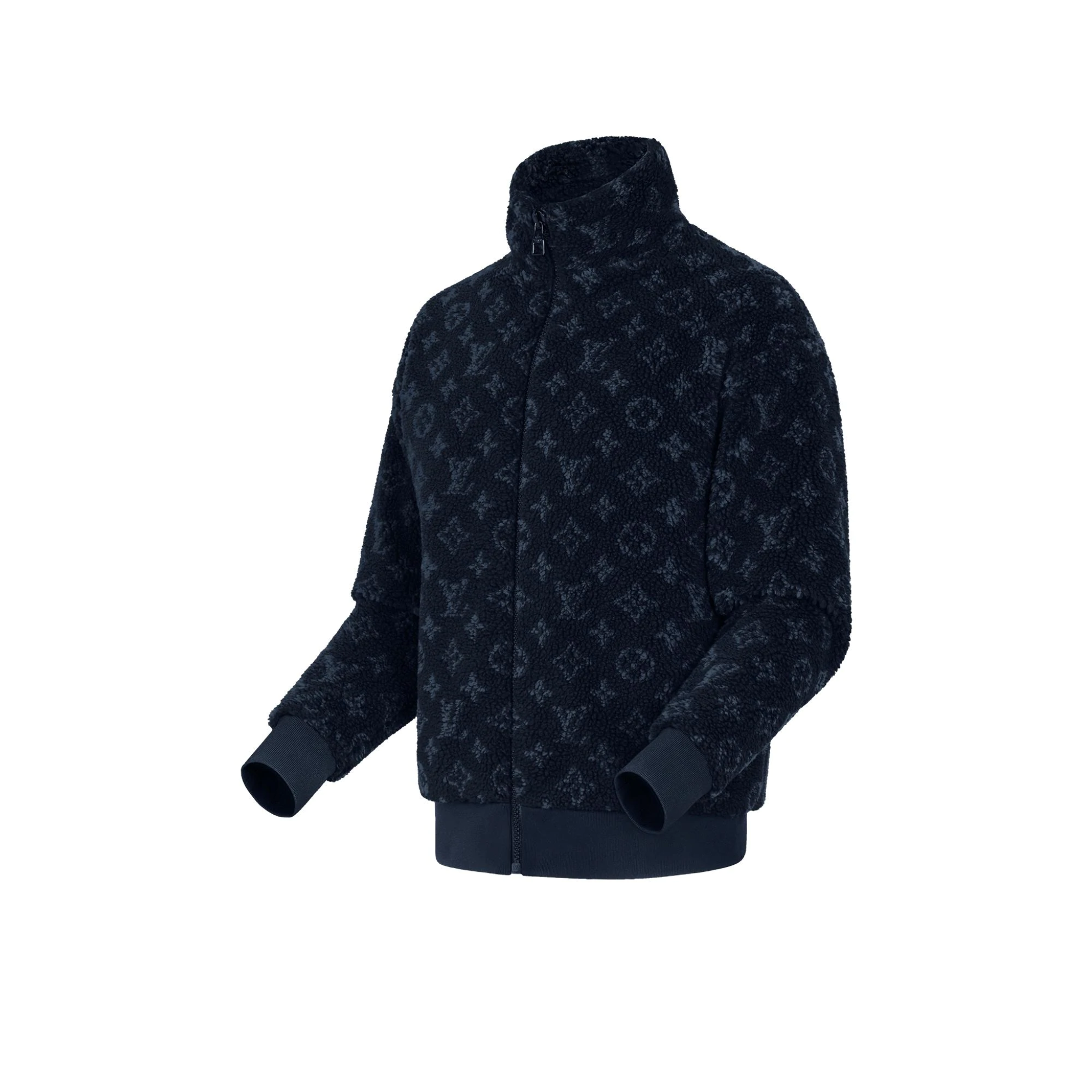 Louis Vuitton Monogram Jacquard Fleece ZipThrough Jacket